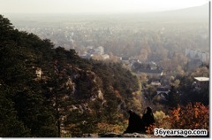 2 nuns overlooking the autumn view