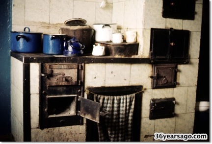 A wood-fired village kitchen