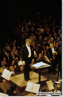 Bernstein at the Mahler 3 concert