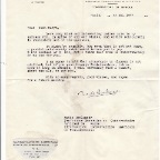 Nadia Boulanger School Letter 1972
